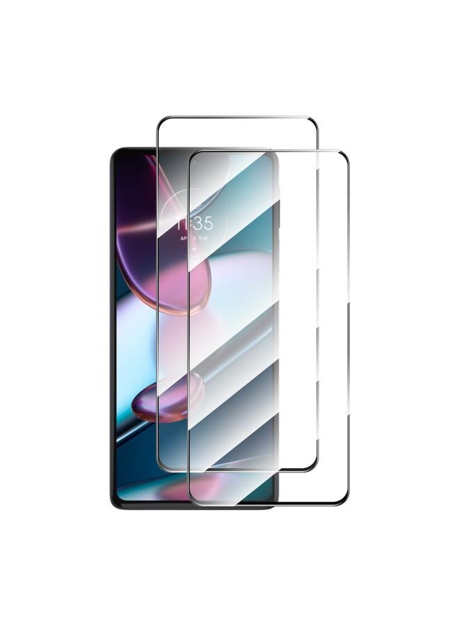 erorex For Motorola Moto G84 2Pcs Full Glue High Aluminum-Silicon Tempered Glass Film - Image 1