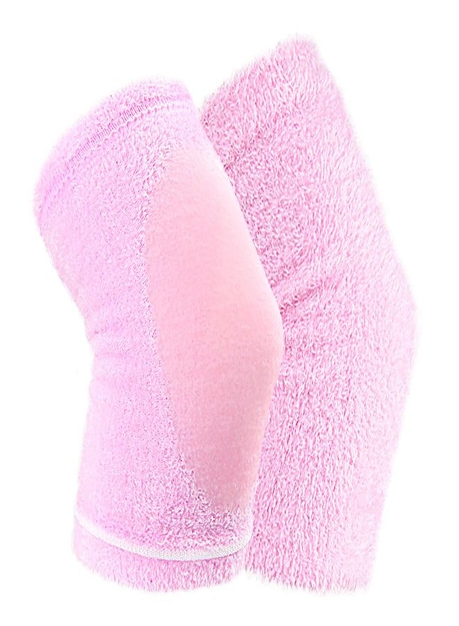 OHEETU 1Pair Pink Gel Elbow Sleeves Elastic Breathable Elbows Protector Cover - Image 1