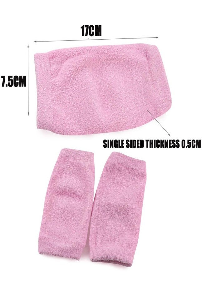OHEETU 1Pair Pink Gel Elbow Sleeves Elastic Breathable Elbows Protector Cover - Image 2