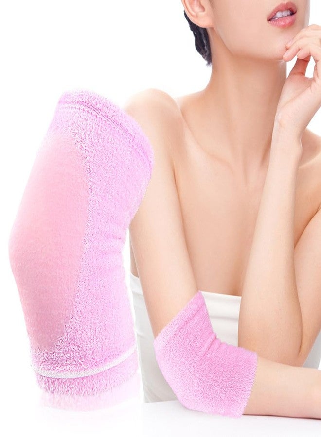 OHEETU 1Pair Pink Gel Elbow Sleeves Elastic Breathable Elbows Protector Cover - Image 5