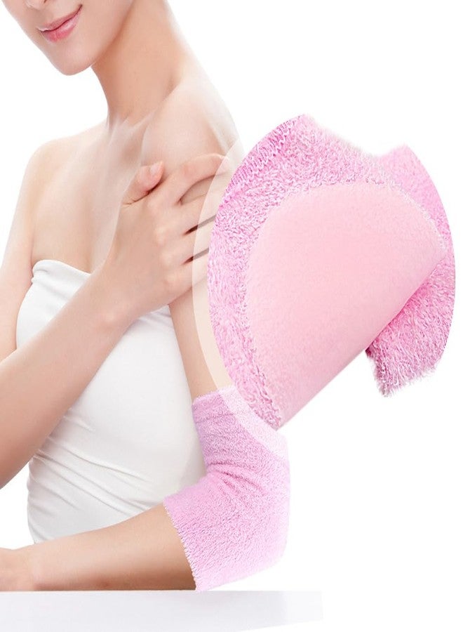OHEETU 1Pair Pink Gel Elbow Sleeves Elastic Breathable Elbows Protector Cover - Image 4