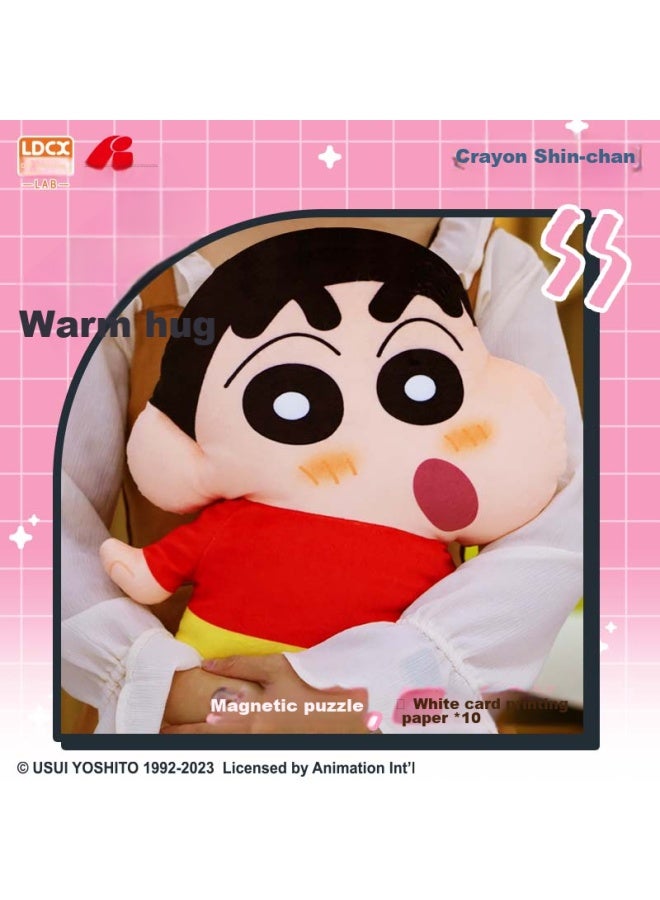 Ldcx Lingdong Chuangxiang Crayon Shin-chan Plush Toy, Bouncy Back Pillow, Sleeping Stuffed Animal, Anime Doll, Hugging Pillow, Toy, Christmas Gift - Image 1