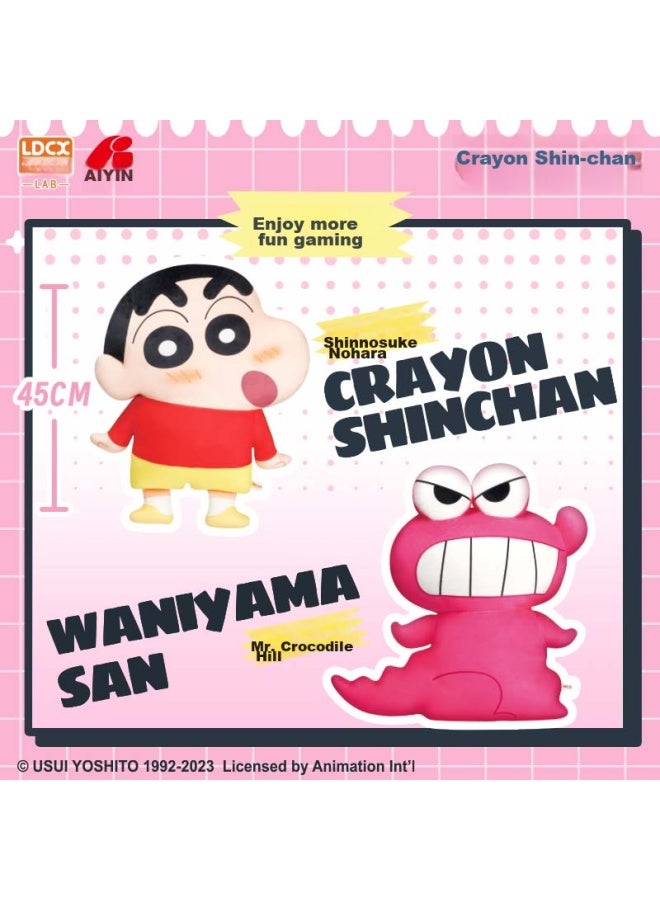 Ldcx Lingdong Chuangxiang Crayon Shin-chan Plush Toy, Bouncy Back Pillow, Sleeping Stuffed Animal, Anime Doll, Hugging Pillow, Toy, Christmas Gift - Image 4