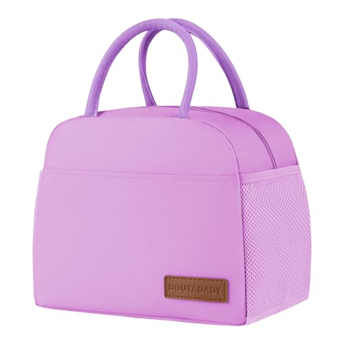 douyadady Lunch Bag WomenMen Lunch Box WomenMen purple - Image 1