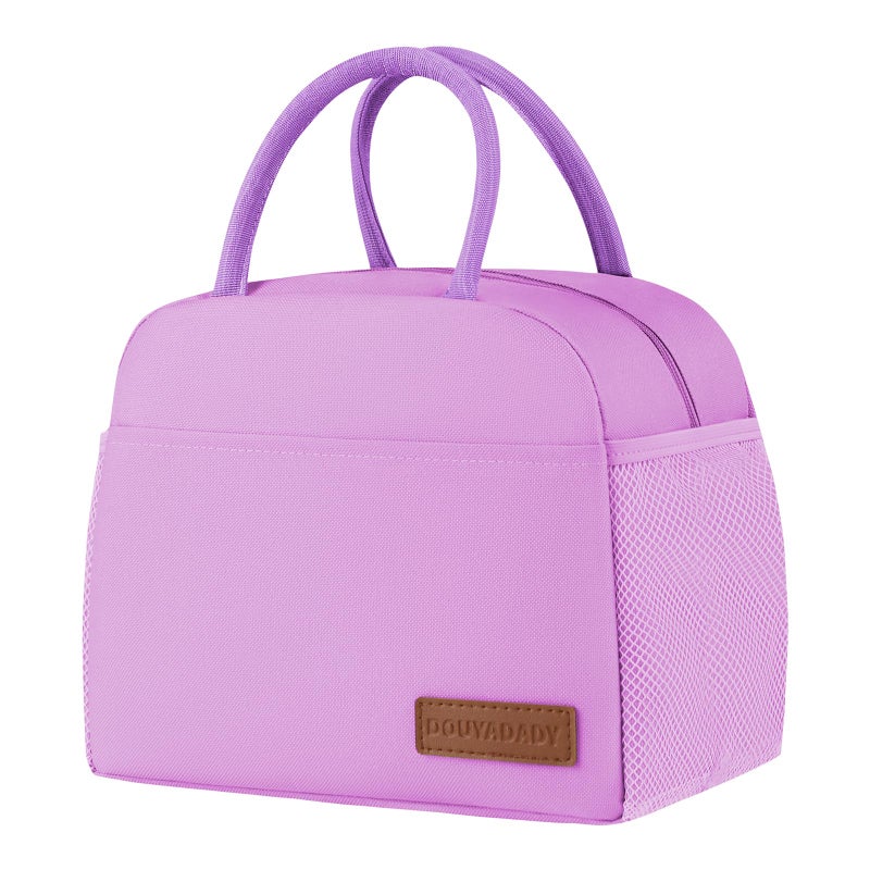 douyadady Lunch Bag WomenMen Lunch Box WomenMen purple - Image 2