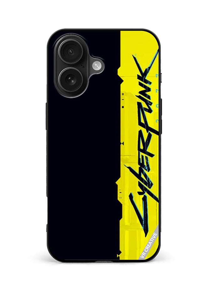 VR CREATIVE Protective Case Cover For Apple iPhone 16 Cyberpunk Design Multicolour