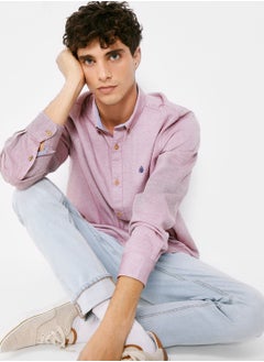Springfield Button Down Regular Fit Shirt  - Image 4