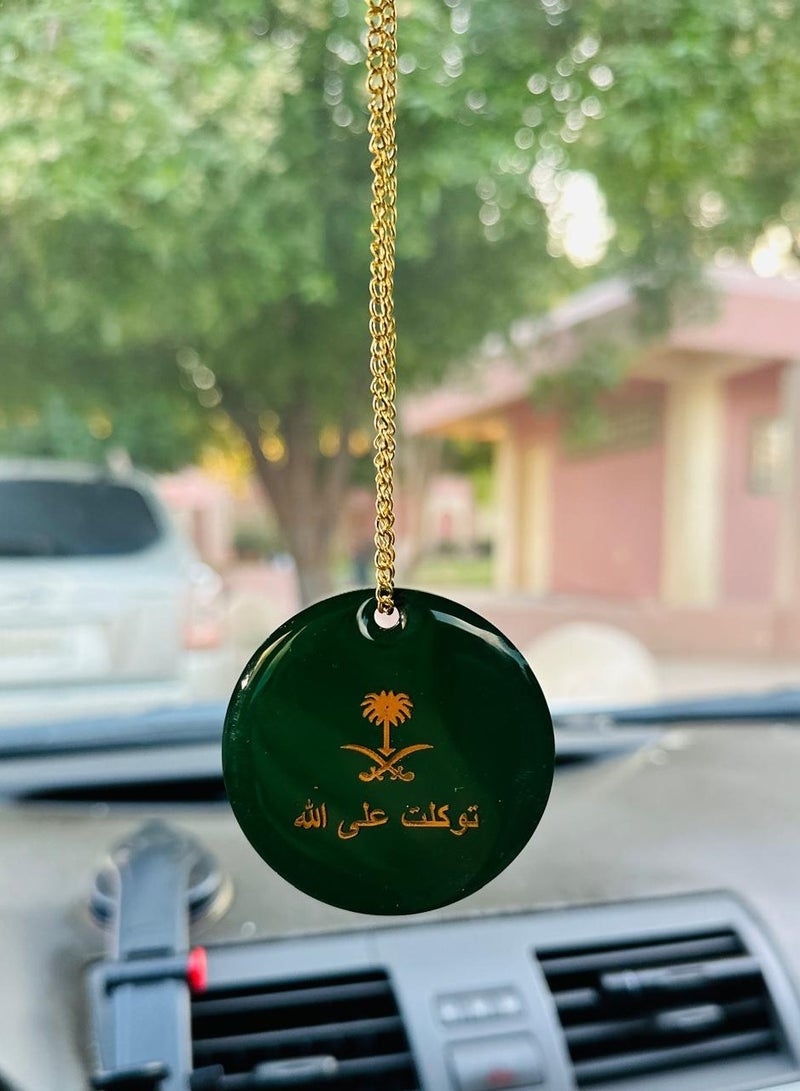 Car Mirror Hanging Islamic Pendant Epoxy Resin - Image 2