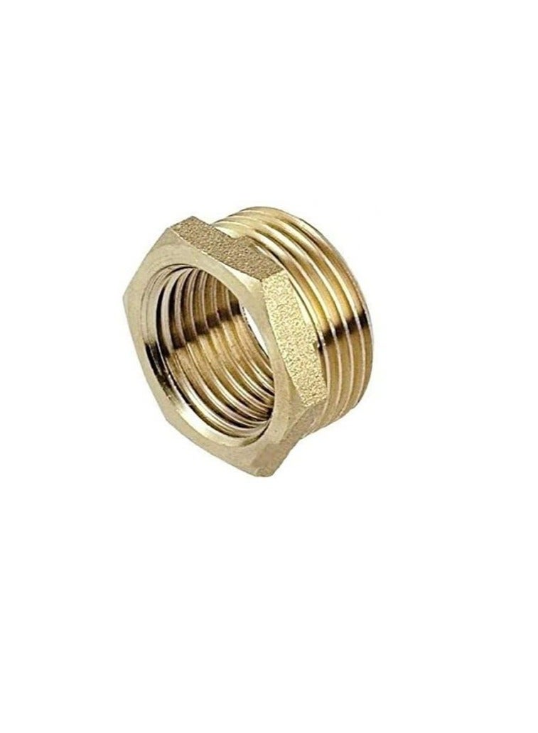 Brass Reducer Bush 1 X 1/2  - Image 3