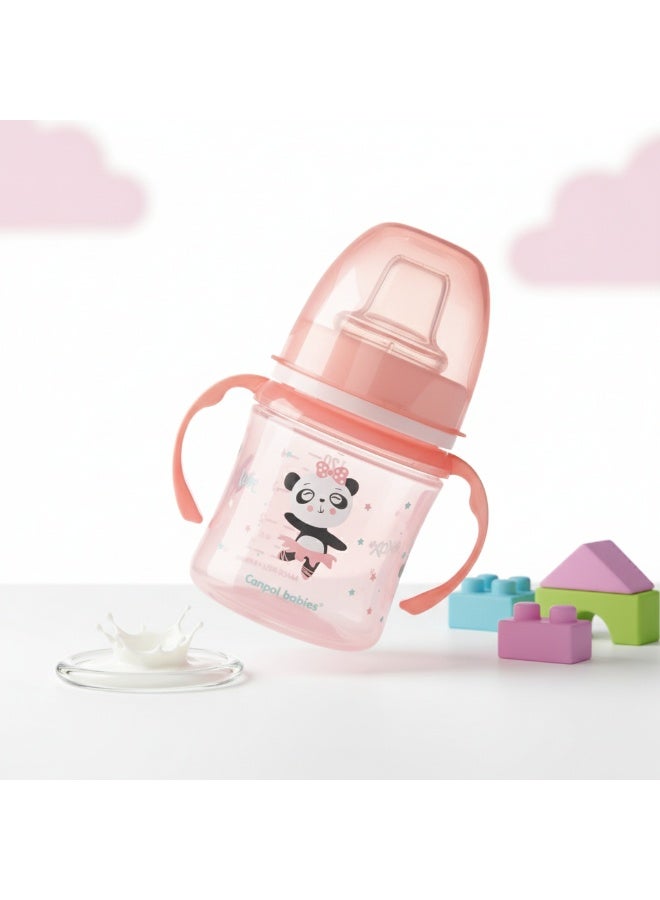 كانبول بيبز كوب تدريب كانبول بيبز بمقابض مضيئة من البولي بروبيلين إيزي ستارت، 120 مل، حيوانات غريبة، وردي، 6 أشهر فأكثر - Image 4