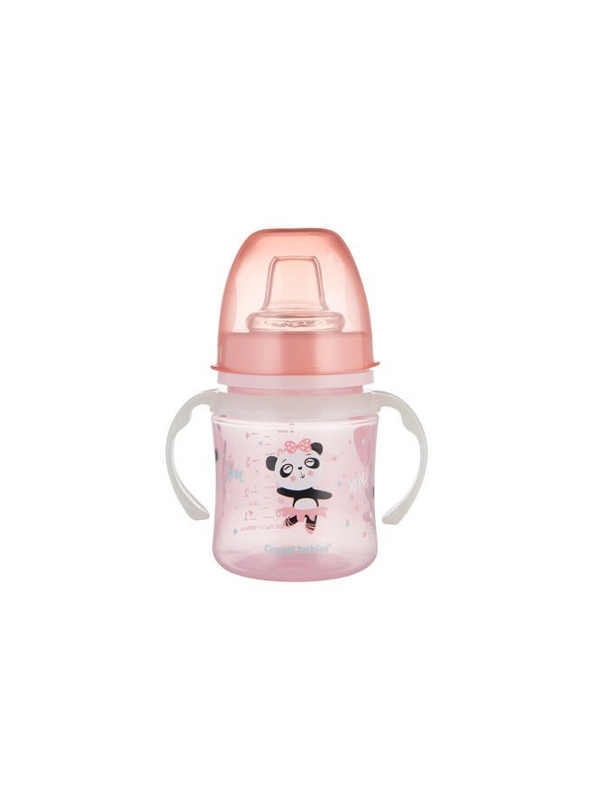 كانبول بيبز كوب تدريب كانبول بيبز بمقابض مضيئة من البولي بروبيلين إيزي ستارت، 120 مل، حيوانات غريبة، وردي، 6 أشهر فأكثر - Image 2