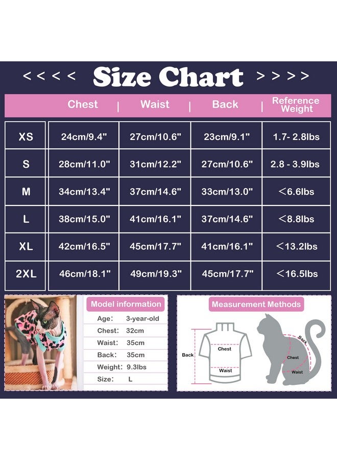 بوماي بوريتي ملابس قطط سفينكس، سترة قطط قابلة للتمدد، قميص قطط ناعم بدون شعر، بيجامات قطط، قميص قطط بياقة مدورة لقطط سفينكس كورنيش ريكس، ديفون ريكس، وردي، مقاس صغير - Image 4