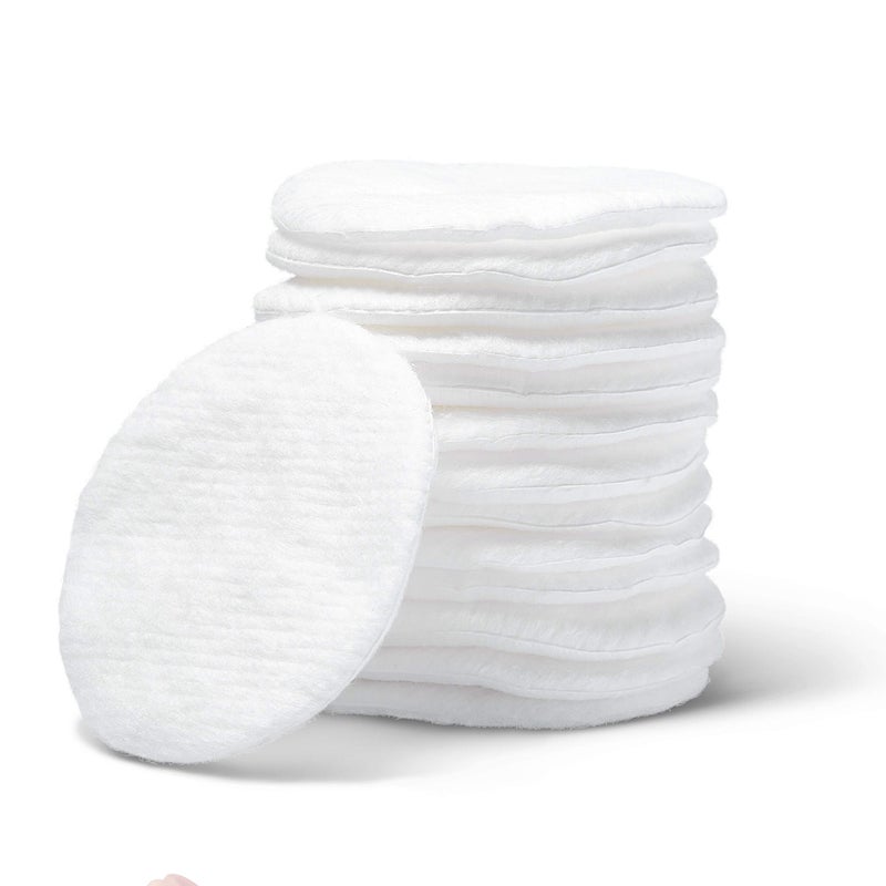 Medline Simply Soft Premium Cotton Rounds, 100% Pure Cotton, Absorbent Cotton Pads, 100 Count (Pack of 6) - Image 5