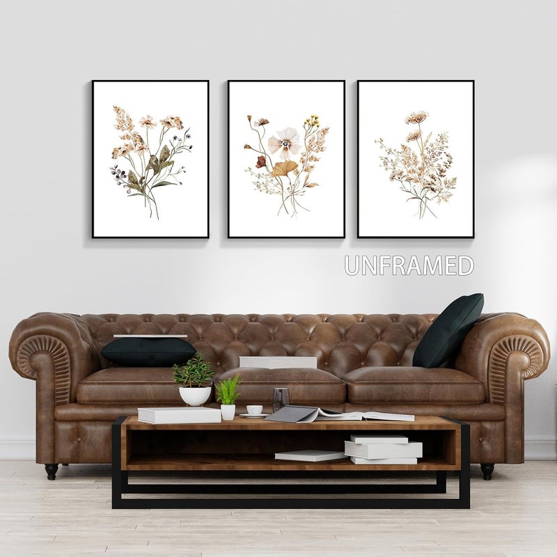 DFAIUY WildFlowers Watercolour Poster Set - Image 3