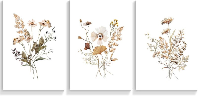 DFAIUY WildFlowers Watercolour Poster Set - Image 1