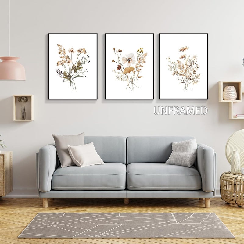 DFAIUY WildFlowers Watercolour Poster Set - Image 2
