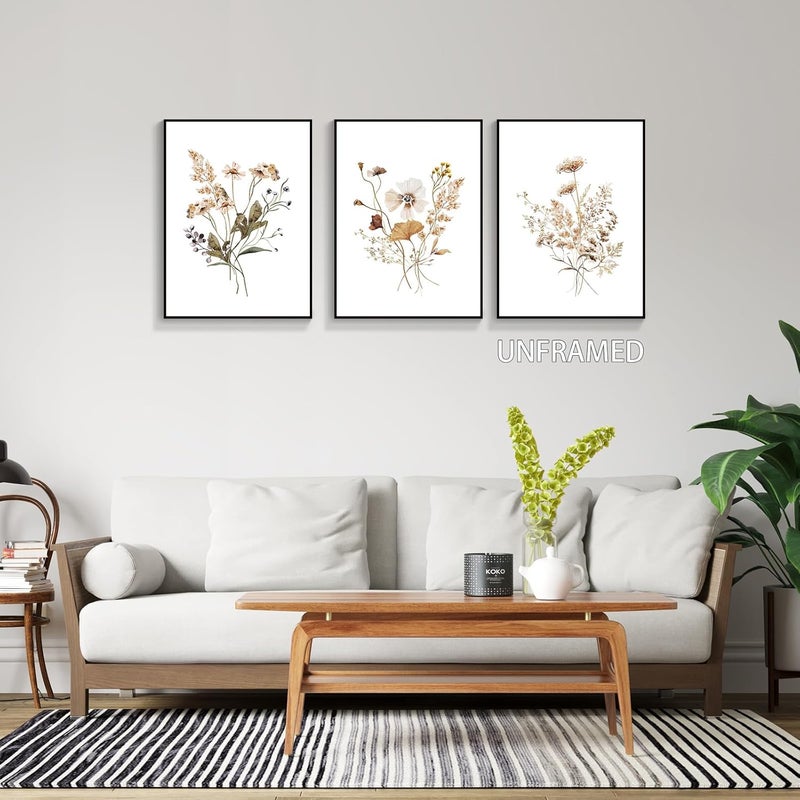 DFAIUY WildFlowers Watercolour Poster Set - Image 4