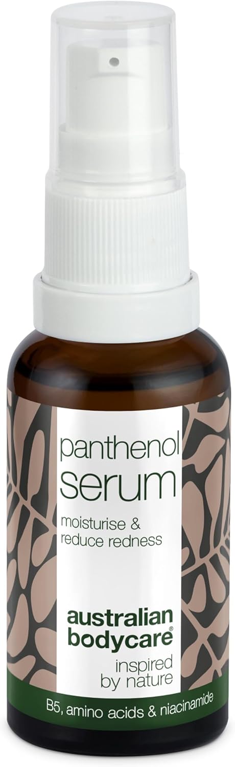 AUSTRALIAN BODYCARE AntiRedness Panthenol Serum for Rosacea Reduces Redness on the Face Suitable as Rosacea Facial Care Serum with Provitamin B5 and Niacinamide for Redness and Rosacea 30 ml