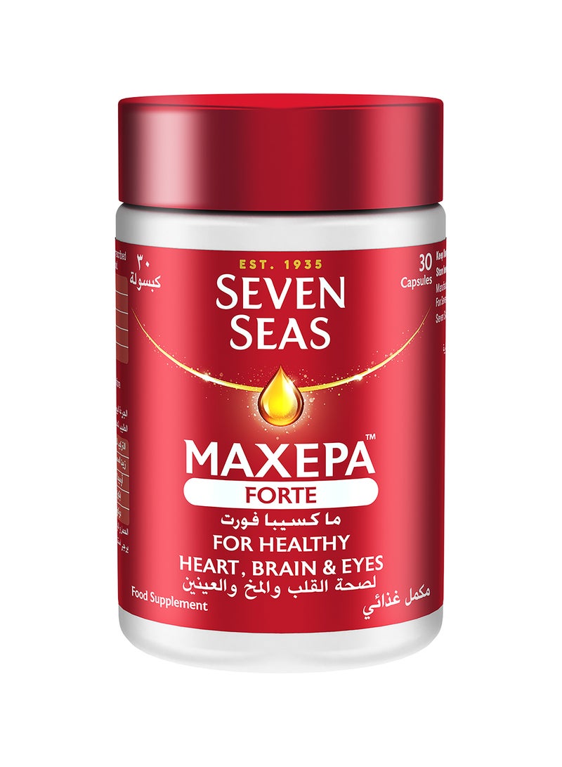 Sevenseas Omega-3 640 mg – 30 Capsules High Strength Fish Oil for Heart, Brain & Cholesterol Support - Image 1