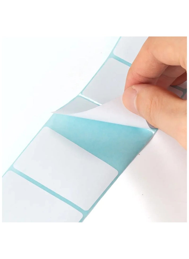 ملصقات حراريه 2 رول بمقاس 50*30مم  مكونة من 700 ملصق قوي ومقاوم للماء ومضاد للخدش - Image 5