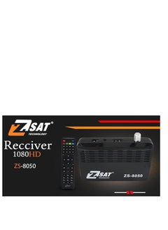 Zero Zero ZSAT ZS-8050 Digital Satellite Receiver - Black -White -blue  - Image 1