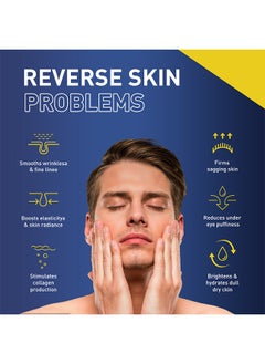East Moon Point Care Cream Improve Dull Skin,Men's Moisturizing Anti-Aging Cream, Men's Face Moisturizer Point Care Cream, Improving Wrinkles and Anti-Aging, Deeply Moisturize The Skin, Skin Firming and Tighten  - Image 3