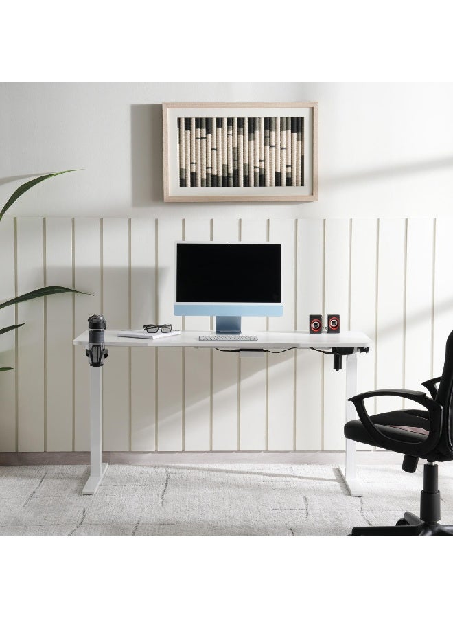 Pan Home Odie Gaming Desk With Electric Height Adjustable - White - Image 3