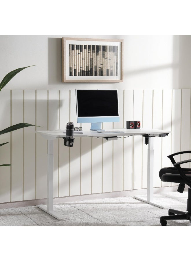 Pan Home Odie Gaming Desk With Electric Height Adjustable - White - Image 2