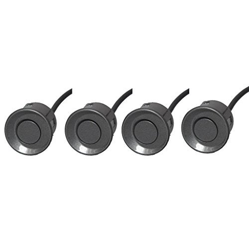 EKYLIN Car Auto Vehicle Reverse Backup Radar System with 4 Parking Sensors Distance Detection LED Distance Display Sound Warning Gray Color - Image 3