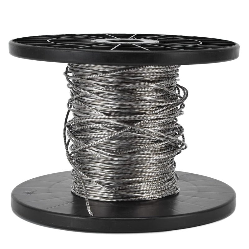 100m Electronic Fence Wire, Aluminum Magnesium Alloy, 1.8mm Diameter - High Voltage Pulse, Flexible and Durable, Outdoor Perimeter Security - Image 2