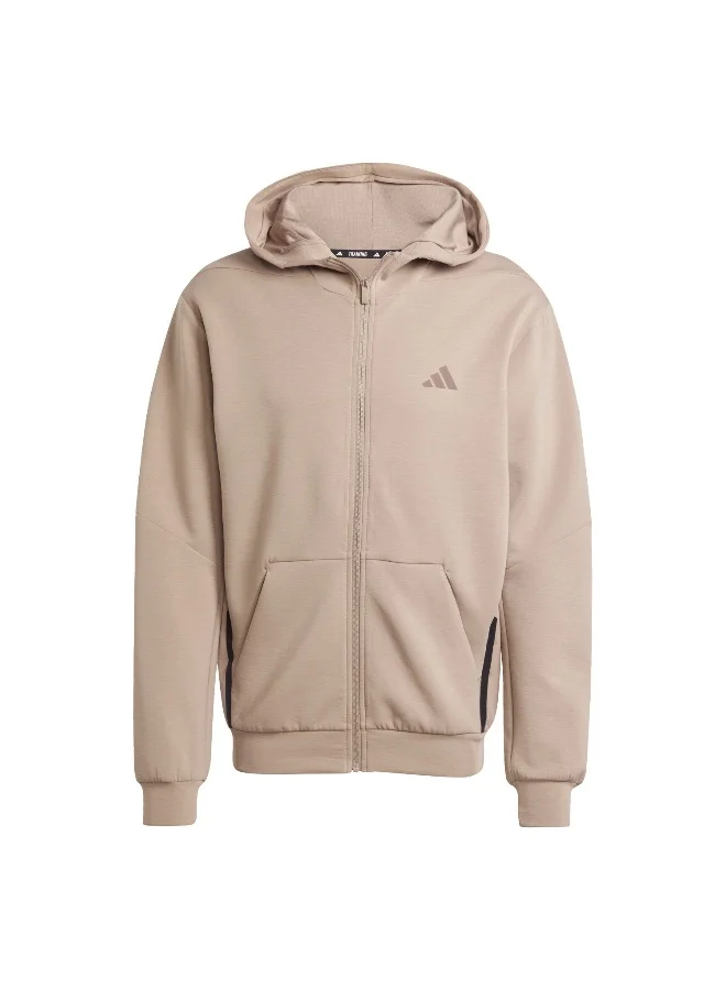 Adidas D4T Full-Zip Ho Brown Training Track Tops For Men XS