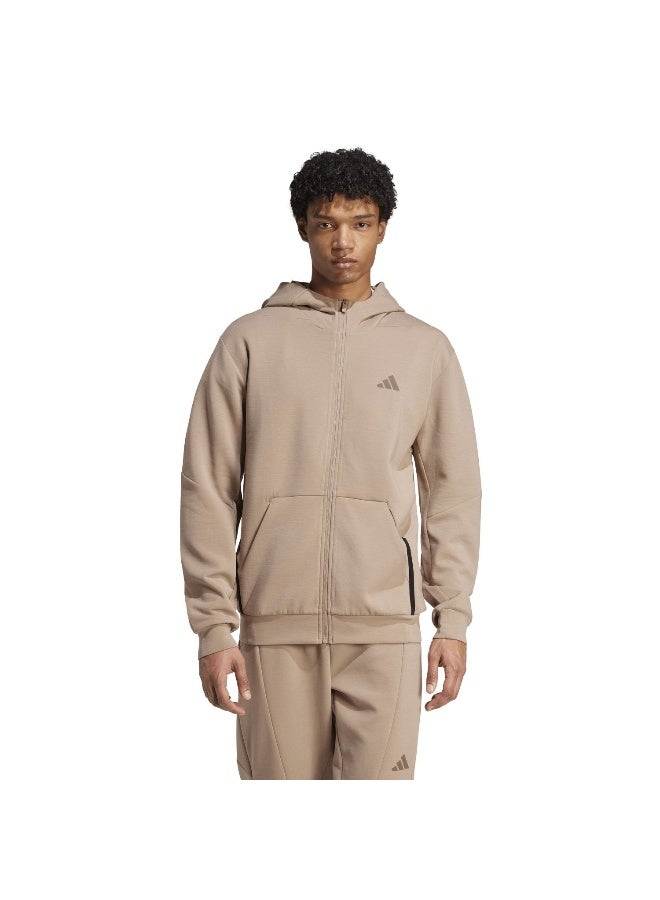 Adidas D4T Full-Zip Ho Brown Training Track Tops For Men XS - Image 2