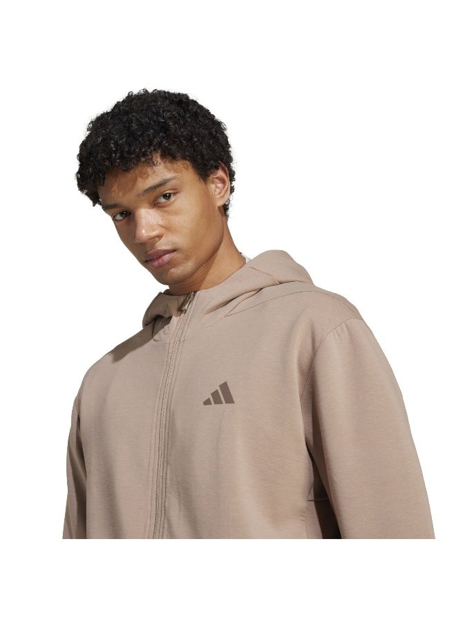 Adidas D4T Full-Zip Ho Brown Training Track Tops For Men XS - Image 5