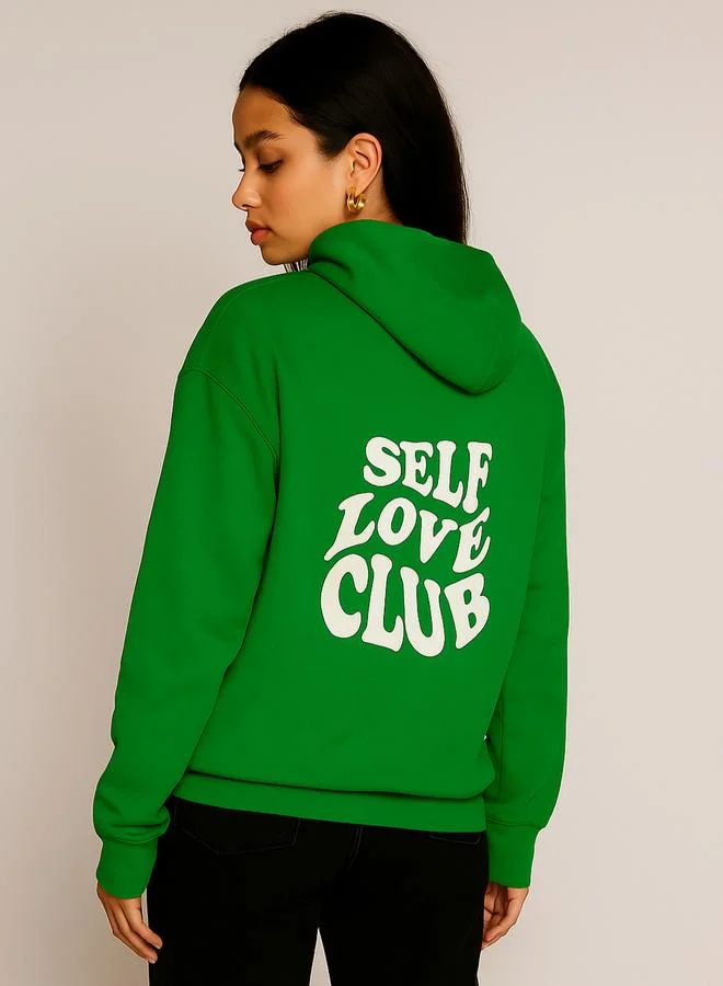 PAUSE Pause Women Regular Fit Slogan Print Hoodie