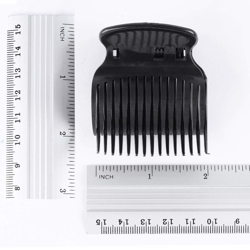 Tbestmax 24 Hot Roller Clips for Hair Curler Claw Clip Replacement Hair Section Styling for Women Girls Black - Image 3