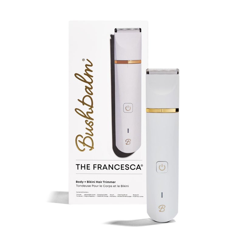 Bushbalm Bikini Trimmer - Electric Shaver Body Hair Razor for Women, Waterproof, Cordless Shaver for Sensitive Areas, Close Grooming for Bikini, Underarms, and Legs – Francesca Trimmer - Image 1