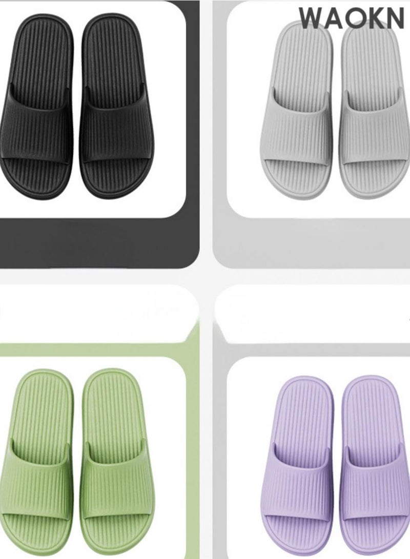 نعال حمام للاستحمام: نعال منزلية خفيفة الوزن ومضادة للانزلاق للاستخدام في الحمام. هذه النعال المنزلية فائقة النعومة مثالية للاستخدام الداخلي والخارجي. تتميز بتصميم موثوق مضاد للانزلاق، مما يضمن السلامة على الأسطح المبللة، بينما يضيف وزنها الخفيف مزيدًا من الراحة. مثالية للحمام أو المنزل أو الاستخدام اليومي، تجمع بين النعومة والمتانة والتنوع في الاستخدام اليومي.