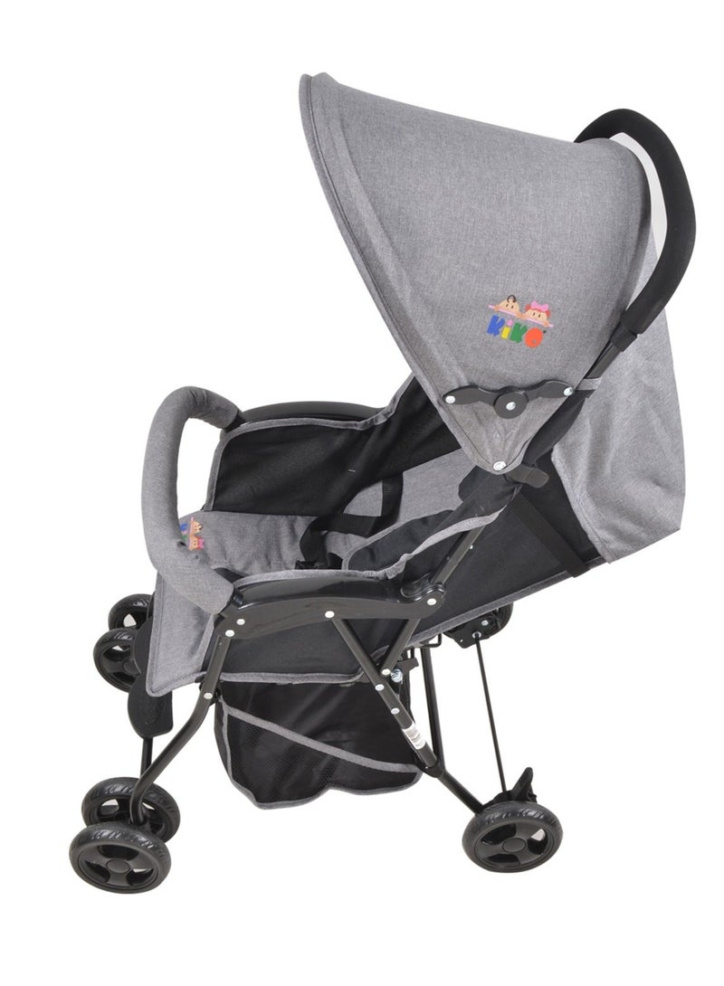 Kiko Baby Stroller Newborn - Grey - Image 3