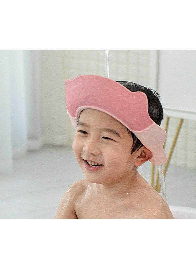 Soft Adjustable Babies Bathing Shower Cap 1 Piece Multicolor