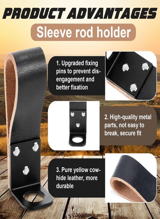 Yaocom 2 Pack Sleeve Bar Holders 6 x 1.75 x 1.75 Inches Original Sleeve Pole Bracket #3004, Tunnel Loops Accommodate Belts up to 3" in Width, Fits All Connecting Rods with Proper Locking Collars - Image 3