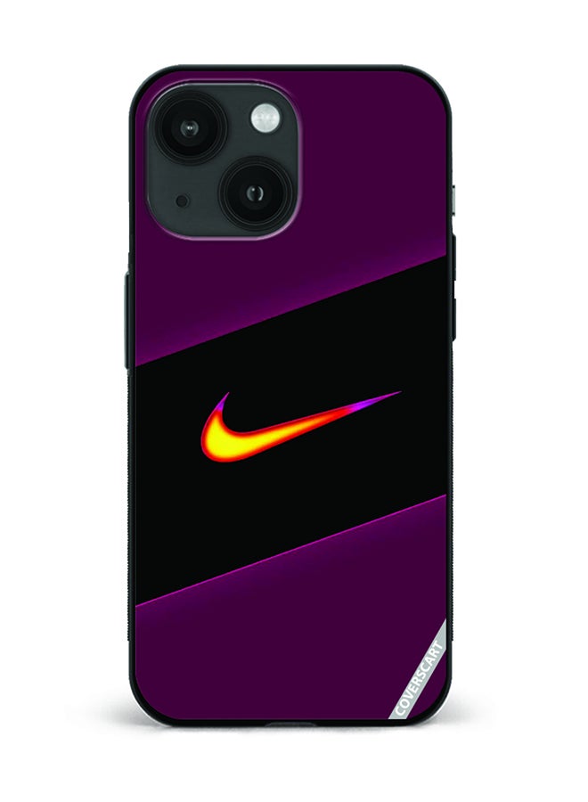 Protective Case Cover For Apple iPhone 13 Nike Design Multicolour