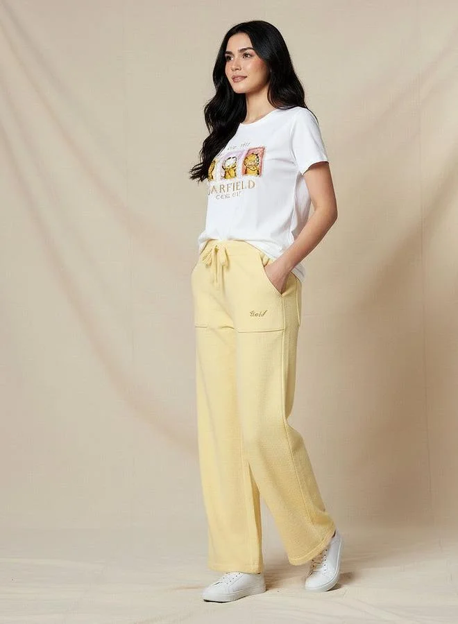 SP Characters Cotton T-shirt with Garfield Print