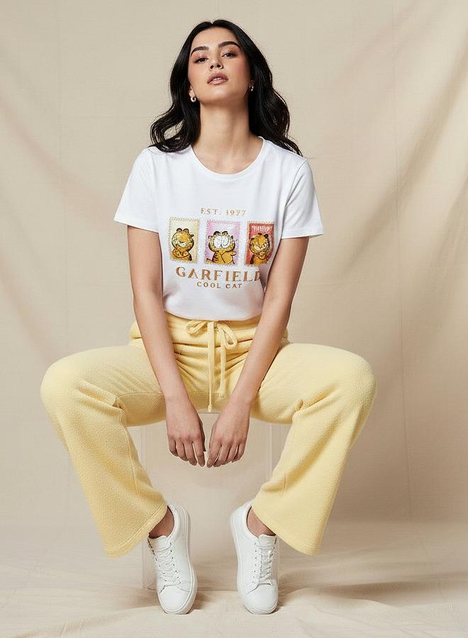 SP Characters Cotton T shirt with Garfield Print - Image 5