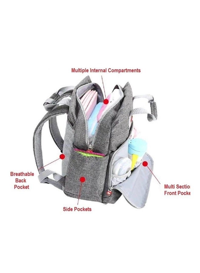 Fisher-Price Divided Diaper Bag for Baby – Multi-Compartment Waterproof Organizer Bag - Image 2
