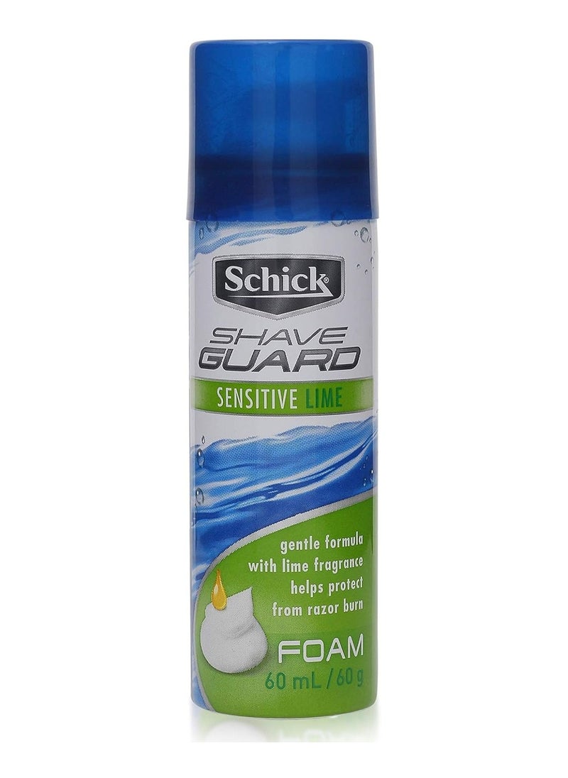 schick Schick Shave Guard sensitive Lime Foam 60ml 