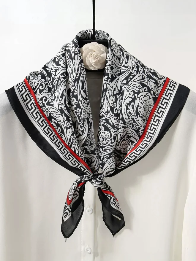 Styli Styli Multicolor Square Neck Scarf