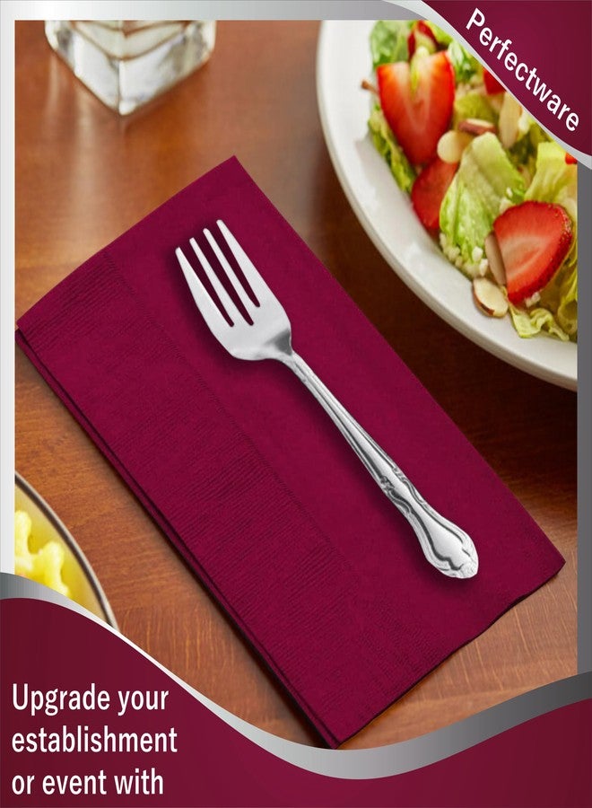 Perfect Stix Burgundy Paper Dinner Napkins, 2-Ply, 15 x 17 Inch, 125 Count - Image 5