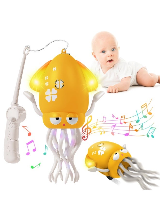 Kibee Dancing Squid Baby Toy(Yellow) - Image 1