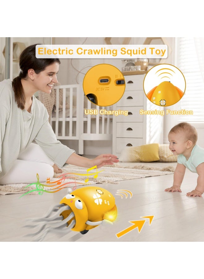Kibee Dancing Squid Baby Toy(Yellow) - Image 5