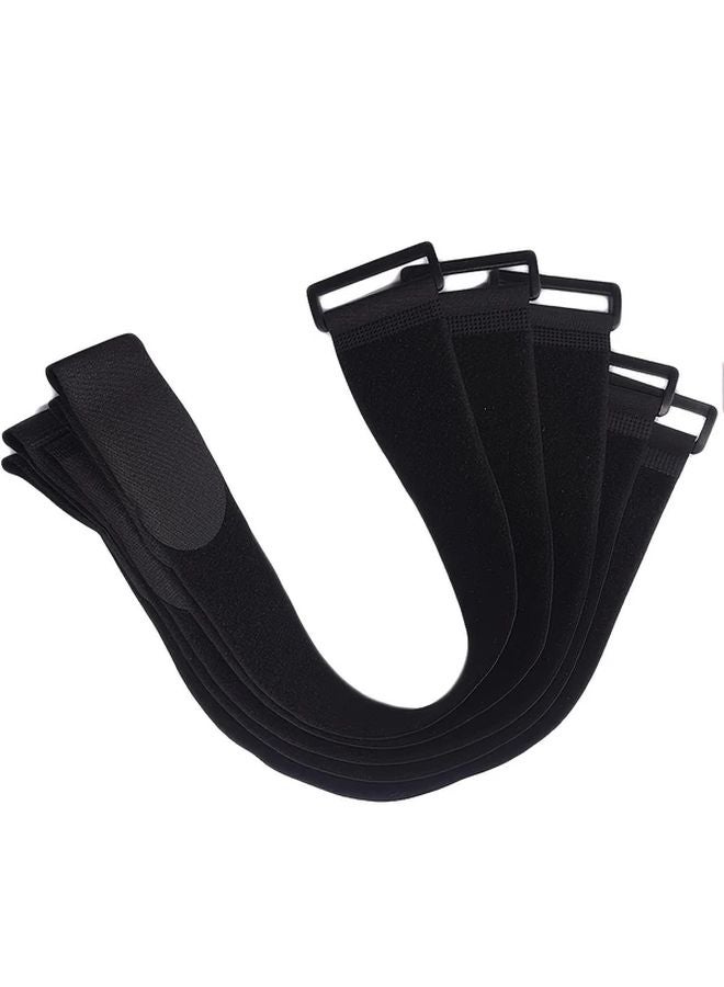 5pcs 40cm Heavy Duty Reusable Fastener Straps Adjustable Tie Down Bands With Buckle - Image 2
